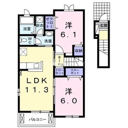 アルコバレノの物件間取画像